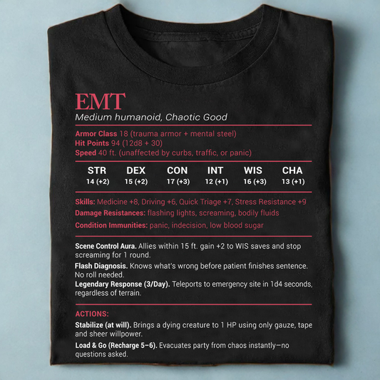 EMT Stats Classic Unisex T-Shirt