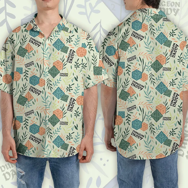 Floral Dungeon Daddy Hawaiian Shirt