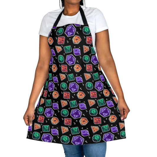 Pixel Dices Apron