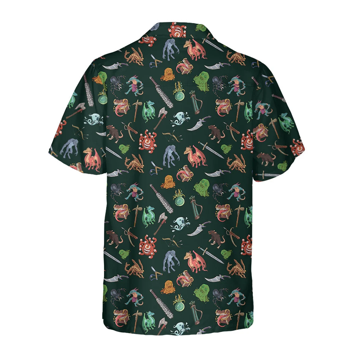 D&D Monster Hawaiian Shirt