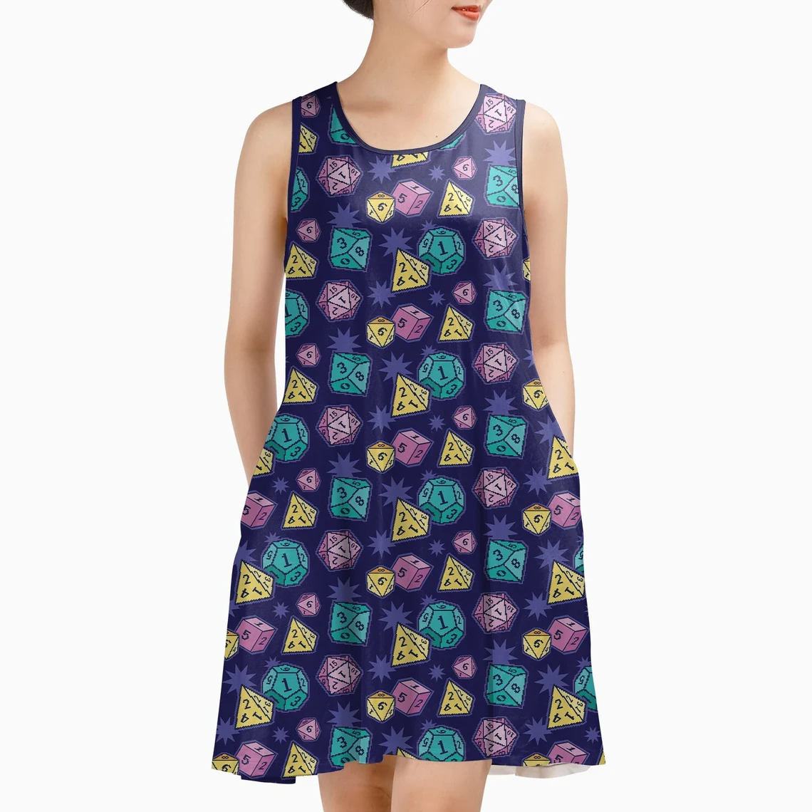 Pixel Dices Dress