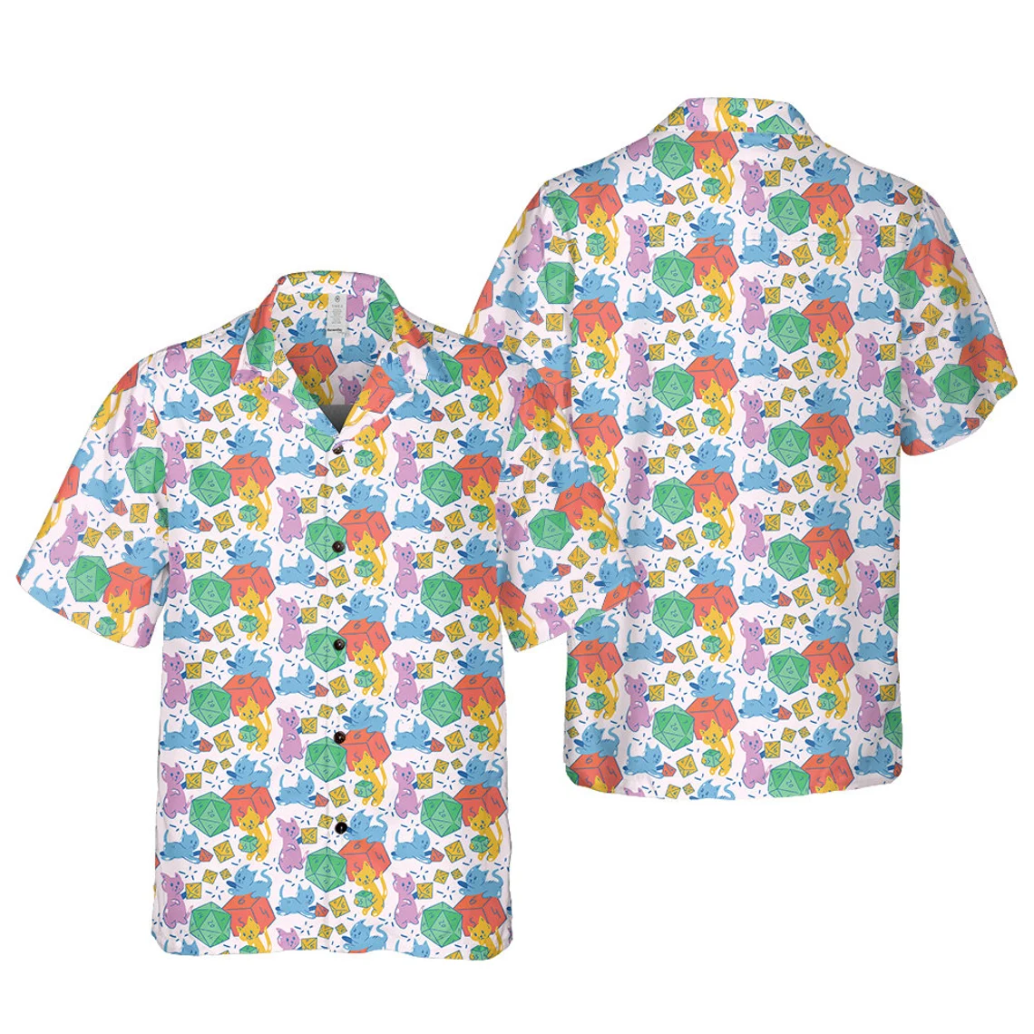 Dungeons And Cats Hawaiian Shirt