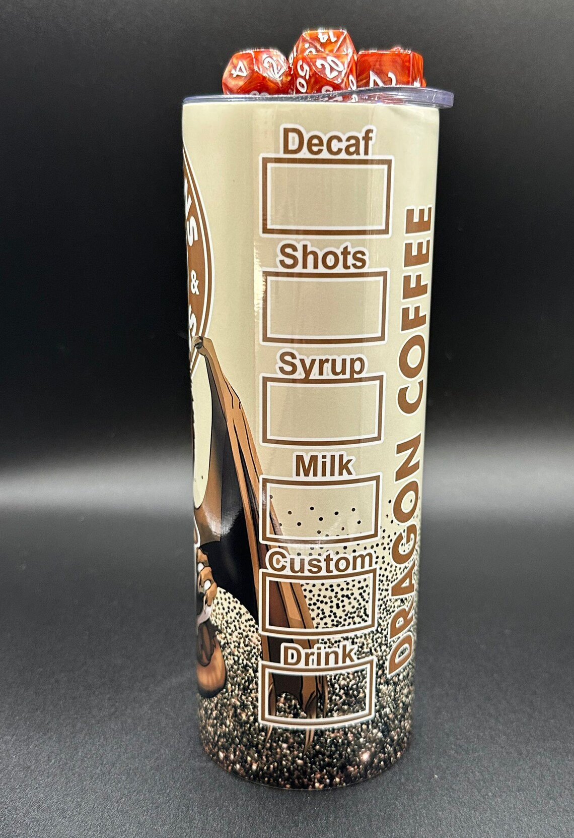 Dragon Coffee Skinny Tumbler