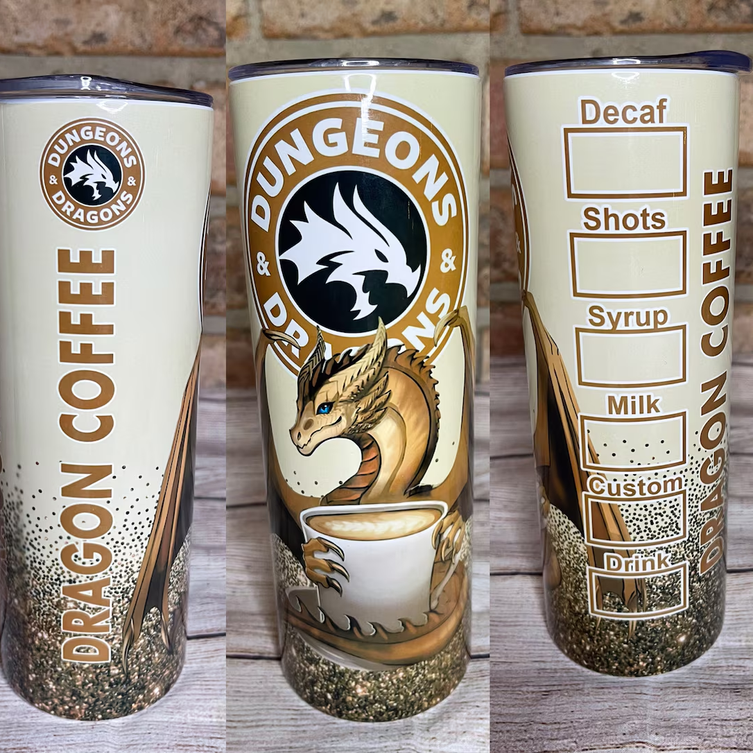 Dragon Coffee Skinny Tumbler