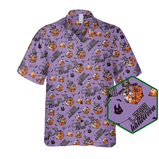 Halloween Spooky Dices Hawaiian Shirt
