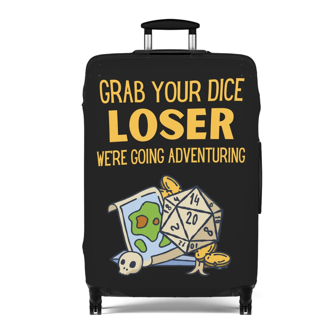 Grab Your Dice Loser Luggage Cover