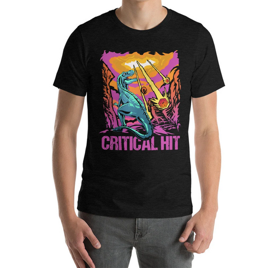 Dinosaur Critical Hit Classic Unisex T-Shirt