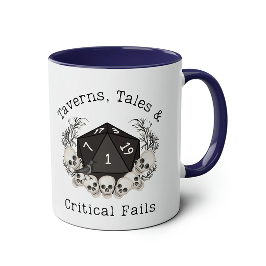 Taverns Tales & Critical Fails Accent Mug