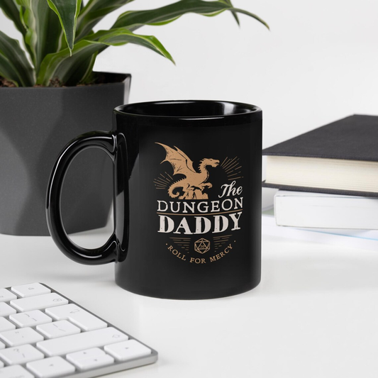 Dungeon Daddy Roll For Mercy Ceramic Mug