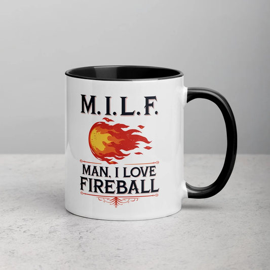 Man I Love Fireball Accent Mug