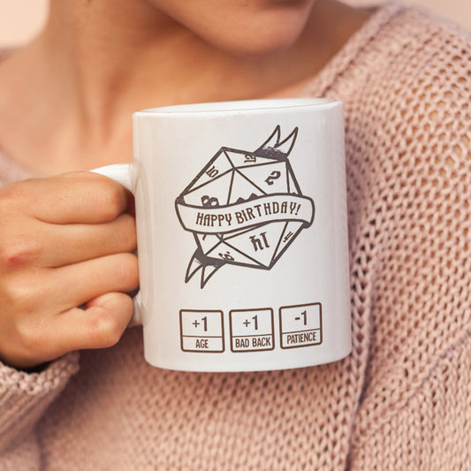 RPG Player Birthday Ceramic Mug