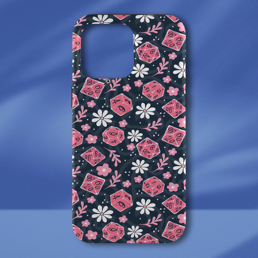 Pink Dice Phone Case