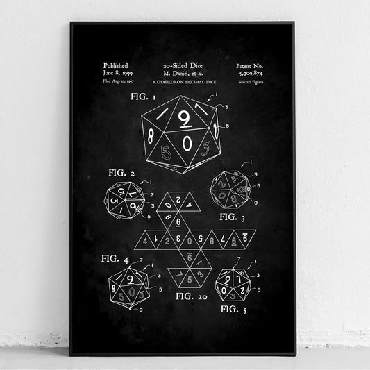 20-Sided Dice Poster