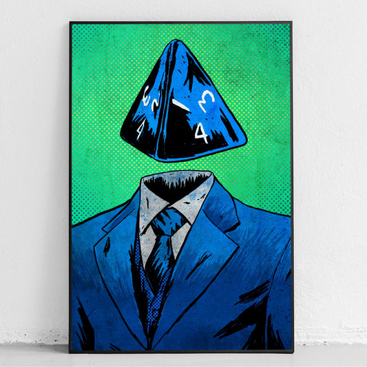 D4 Man Poster