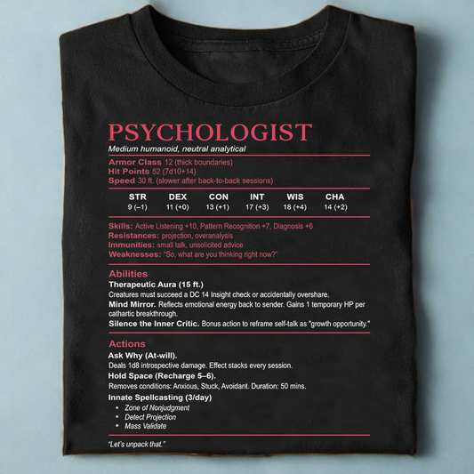 Psychologist Stats Classic Unisex T-Shirt