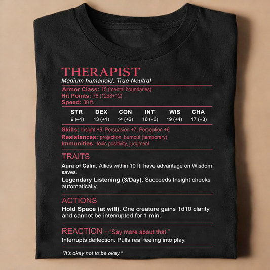 Therapist Stats Classic Unisex T-Shirt