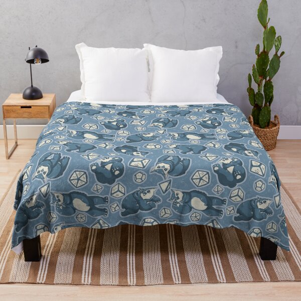 Blue Owlbears Fleece Blanket